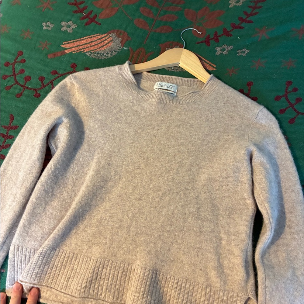 Rachel Zoe Light Beige Cashmere Sweater